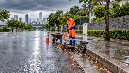 Desobstrução de Rede Pluvial