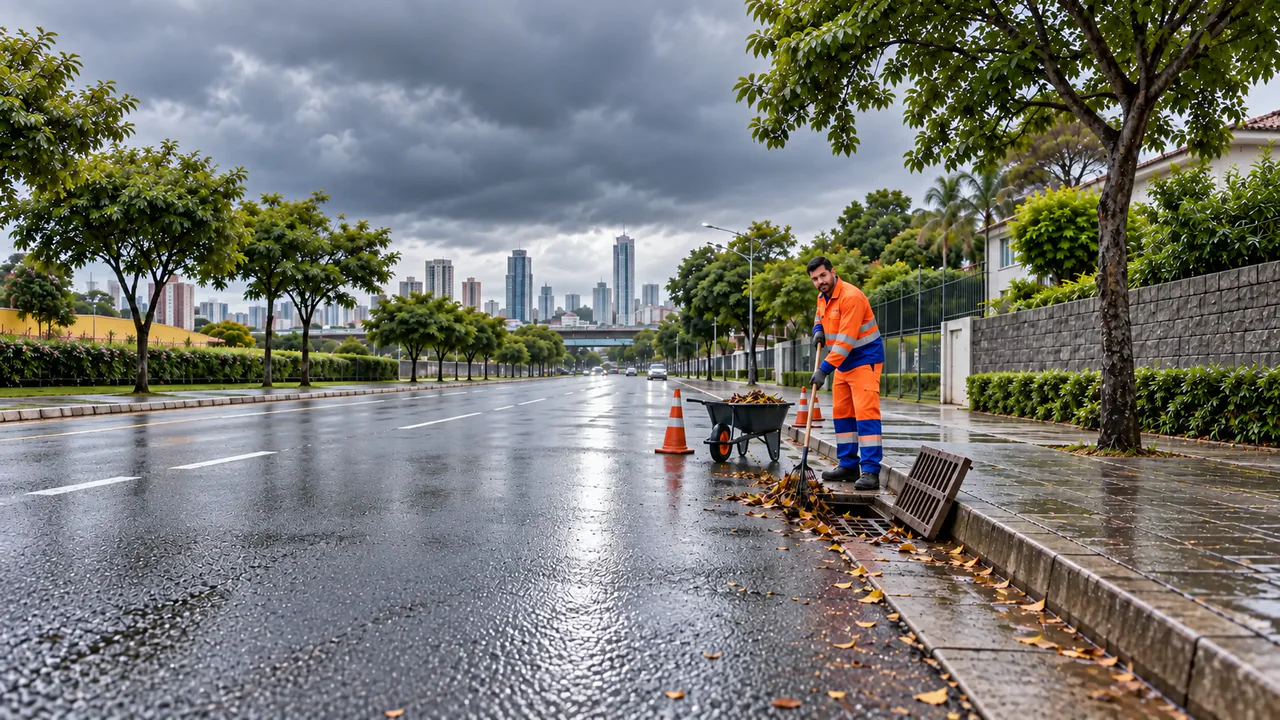 Desobstrução de Rede Pluvial